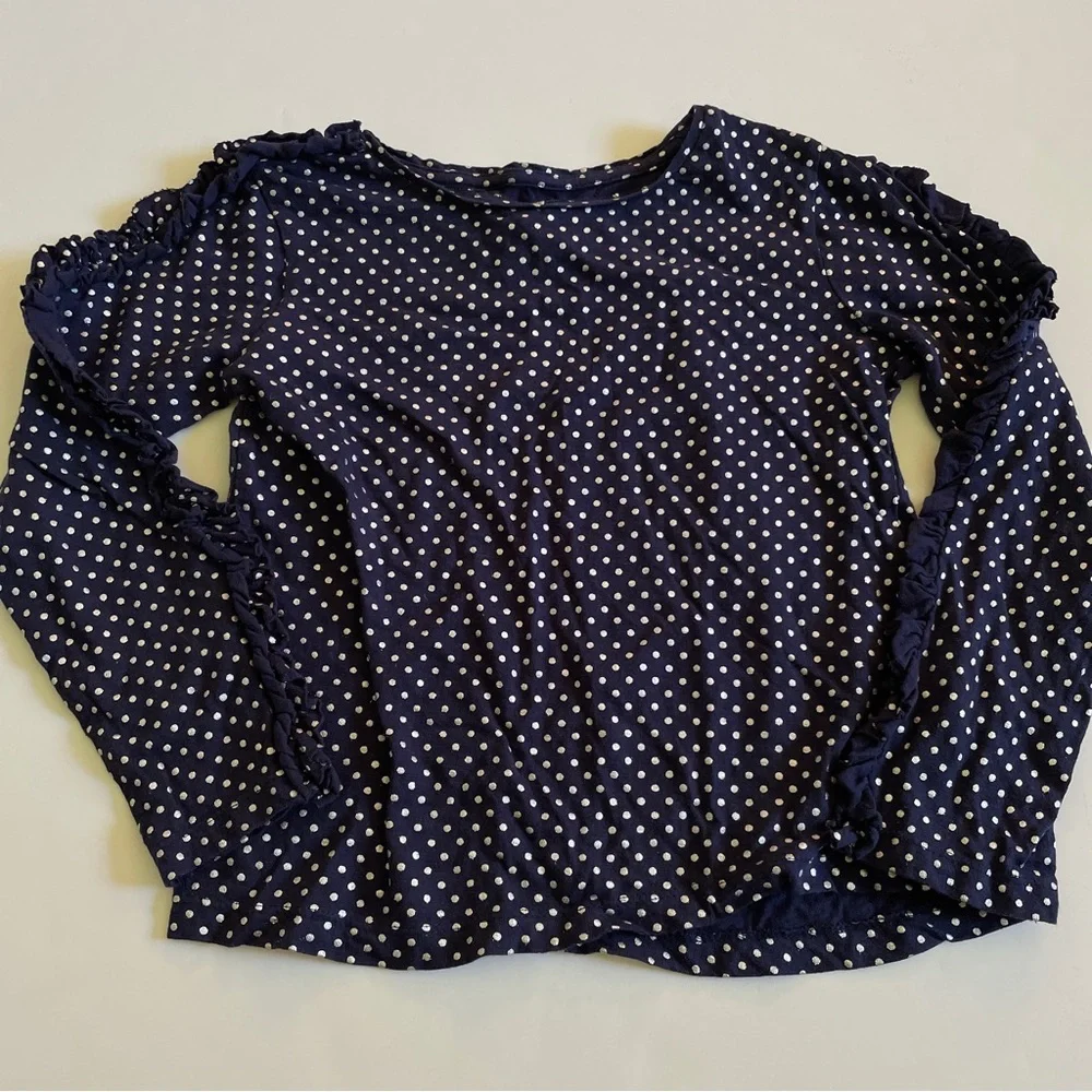 Peek Polka Dot Ruffle Top